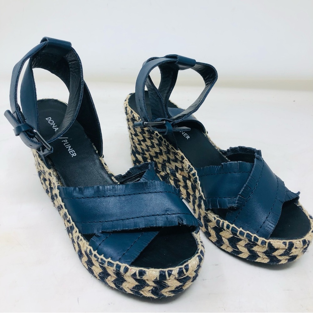 Donald J Pliner Ines Espadrille Wedge Platforms